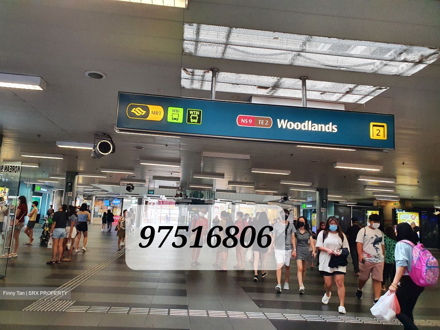 Woodlands Mrt Station (te2) (D25), Office For Rent 96940101